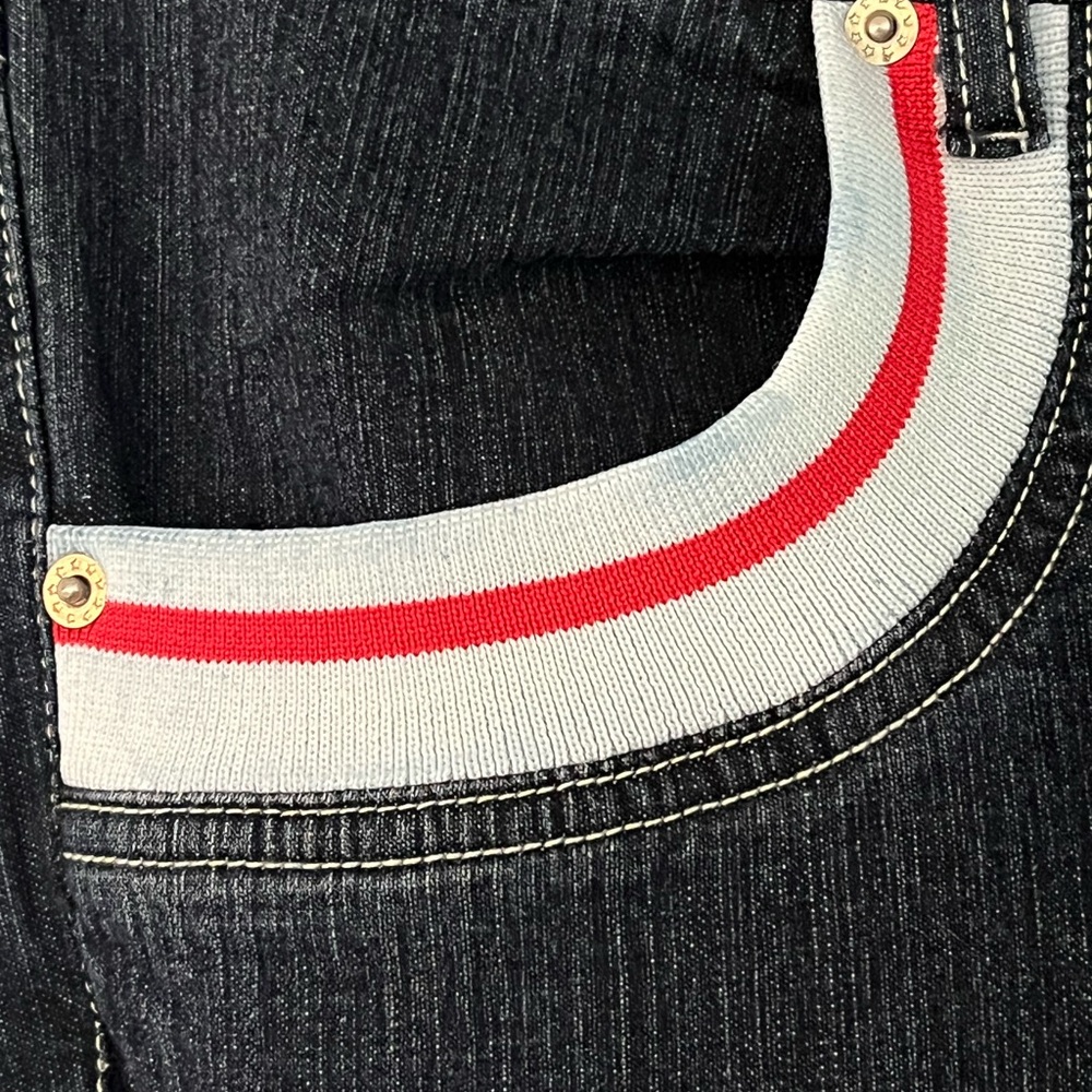 NBA Hardwood Classics Sports GIII By Carl Banks Vintage Embroidered Jeans Sz 11 - Picture 9 of 16